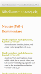Mobile Screenshot of bibelkommentare.ch
