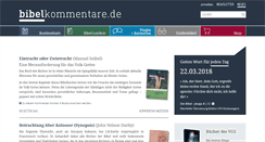 Desktop Screenshot of bibelkommentare.de